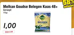 Budget Food Melkan Goudse Belegen Kaas 48+ aanbieding