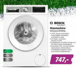 EP Bosch Wasmachine WGG244FMNL aanbieding