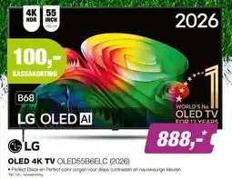 EP Lg oled 4k tv oled55b6elc (2026) aanbieding