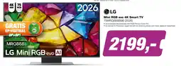 EP LG Mini RGB evo 4K Smart TV 75MRGB88B9B (2026) aanbieding