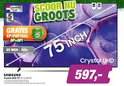 EP Samsung Crystal UHD TV UE7sU8090F aanbieding