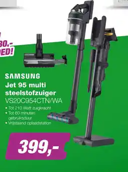 EP Samsung Jet 95 multi steelstofzuiger VS20C954CTN/WA aanbieding