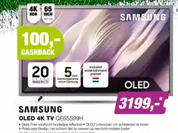 EP Samsung OLED 4K TV QE65S99H aanbieding