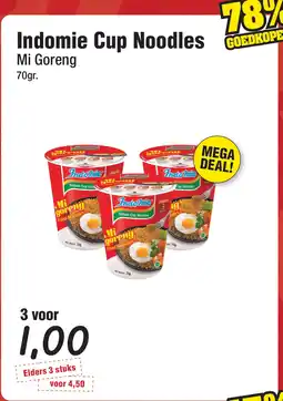 Budget Food Indomie Cup Noodles Mi Goreng aanbieding