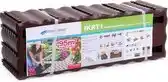 Bol.com Tuinpadplaten - grondplaten bruin - set van 8 stuks aanbieding