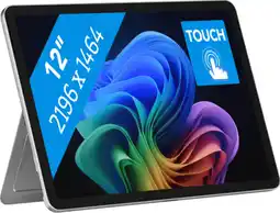 Coolblue Microsoft Surface Pro 12 Copilot+ PC Snapdragon X Plus / 16GB / 512 GB aanbieding