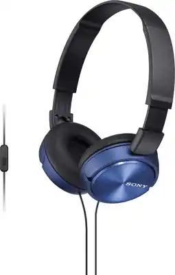 Coolblue Sony MDR-ZX310AP Blauw aanbieding