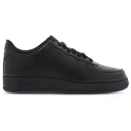 Foot Locker Nike Air Force Sneakers Heren - Zwart - Maat 38.5 - Leer aanbieding