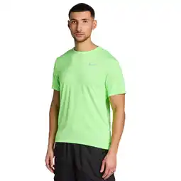 Foot Locker Nike Miler T-shirts Heren - Groen - Maat XL - Poly Jersey aanbieding