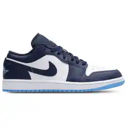 Foot Locker Jordan 1 Low Sneakers Heren - Blauw - Maat 40 - Leer aanbieding