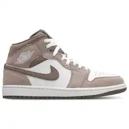 Foot Locker Jordan Aj1 Mid Sneakers Heren - Bruin - Maat 40 - Leer, Synthetisch aanbieding