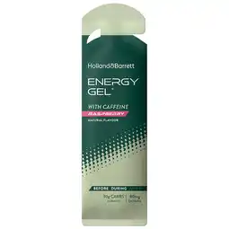 Holland & Barrett 1+1 gratis | Holland & Barrett Energy Gel Raspberry - 50g aanbieding