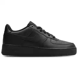 Foot Locker Nike Air Force Kindersneakers - Zwart - Maat 35.5 - Leer aanbieding