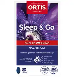 Holland & Barrett 2e product 50% korting | Ortis Sleep & Go - 30 tabletten aanbieding