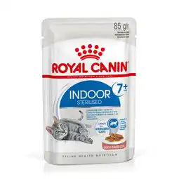 Zooplus 96x85g Indoor Sterilised 7+ in Saus Royal Canin Kattenvoer aanbieding