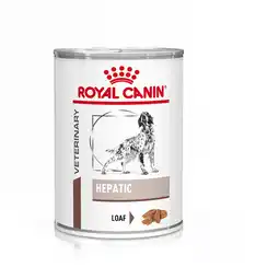 Zooplus 48x420g Royal Canin Veterinary Canine Hepatic Mousse hondenvoer aanbieding