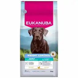 Zooplus Eukanuba Special Care Weight Control Adult Large - Dubbelpak: 2 x 15 kg aanbieding