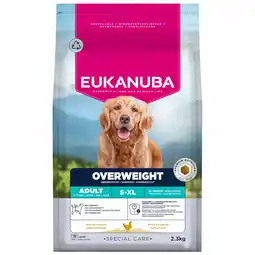 Zooplus Eukanuba Special Care Overgewicht Adult - Dubbelpak: 2 x 2,3 kg aanbieding