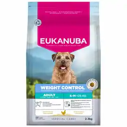 Zooplus Eukanuba Special Care Weight Control Adult Small/Medium - Dubbelpak: 2 x 2,3 kg aanbieding