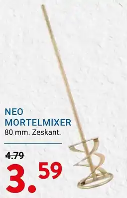 Kluswijs Neo mortelmixer aanbieding