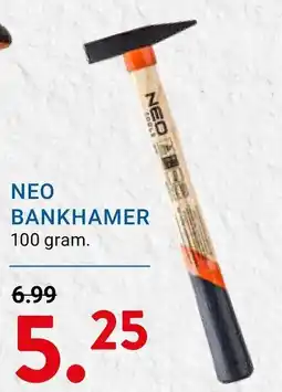 Kluswijs Neo bankhamer aanbieding