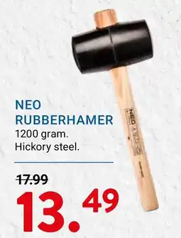 Kluswijs Neo rubberhamer aanbieding
