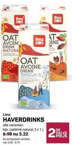 Ekoplaza Lima Haverdrinks aanbieding