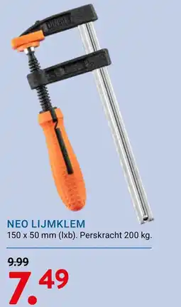 Kluswijs Neo lijmklem aanbieding