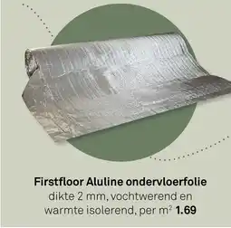 Karwei Firstfloor Aluline ondervloerfolie aanbieding