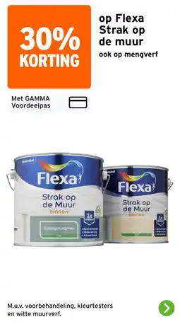 GAMMA Flexa Strak op de muur aanbieding