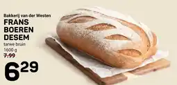 Ekoplaza Bakkerij van der Westen Frans boeren desem aanbieding