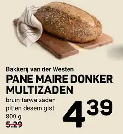 Ekoplaza Bakkerij van der Westen Pane maire donker multizaden aanbieding