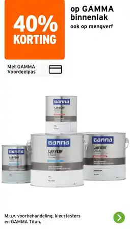 GAMMA Gamma binnenlak aanbieding