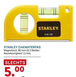 Kluswijs Stanley zakwaterpas aanbieding