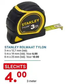 Kluswijs Stanley rolmaat tylon aanbieding