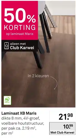 Karwei Laminaat XB Maris aanbieding