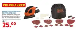 Kluswijs Black & decker mouse schuurmachine aanbieding