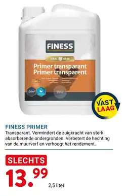 Kluswijs Finess primer aanbieding