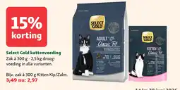 Maxi Zoo Select Gold kattenvoeding aanbieding