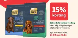 Maxi Zoo Select Gold hondenvoeding aanbieding