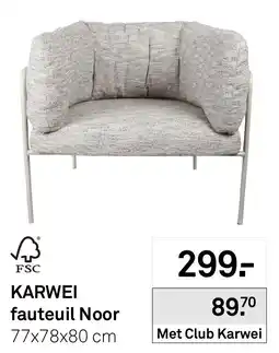 Karwei Karwei fauteuil noor aanbieding