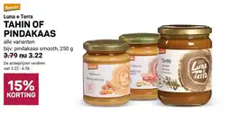 Ekoplaza Luna e terra tahin of pindakaas aanbieding