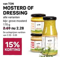 Ekoplaza Van ton mosterd of dressing aanbieding