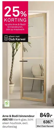 Karwei Arne & Bodil binnendeur ABE100 aanbieding