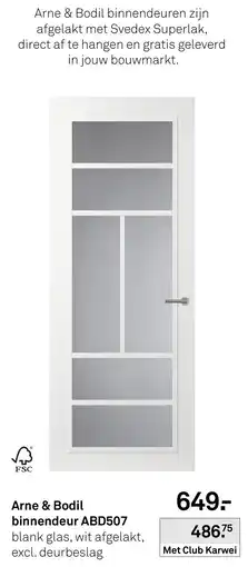 Karwei Arne & Bodil binnendeur ABD507 aanbieding