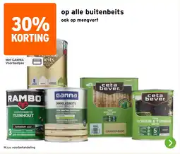 GAMMA Op alle buitenbeits aanbieding