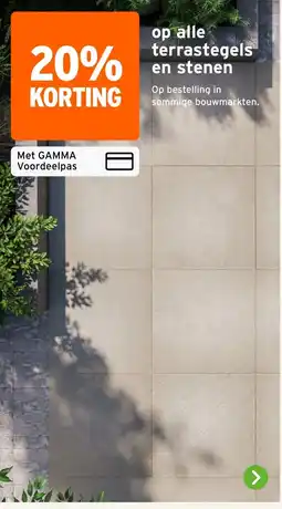 GAMMA Alle terrastegels en stenen aanbieding