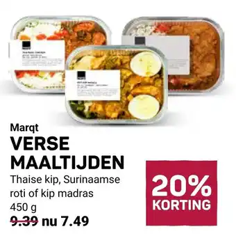 Ekoplaza Marqt verse maaltijden aanbieding