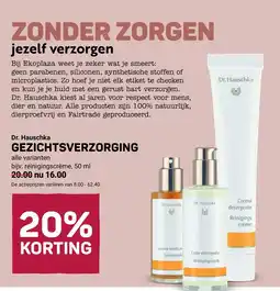 Ekoplaza Dr. hauschka gezichtsverzorging aanbieding