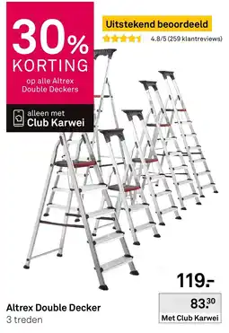 Karwei Altrex Double Decker aanbieding